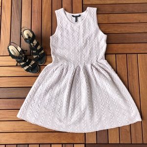 Cute Gray BCBG Fit and Flare Dress